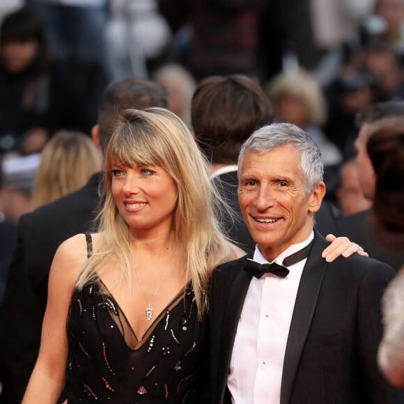 Nagui et sa femme Mélanie Page - Montée des marches du film "Douleur et Gloire" lors du 72ème Festival International du Film de Cannes. Le 17 mai 2019 © Jacovides-Moreau / Bestimage