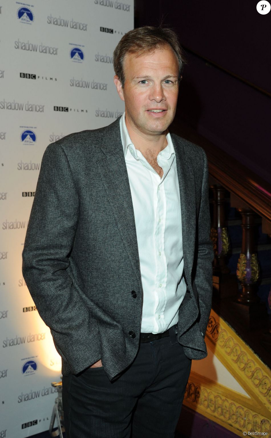 Le journaliste anglais Tom Bradby à Londres en 2012.  Purepeople