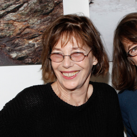 Jane Birkin et sa fille Kate Barry à Dinard, en 2012.