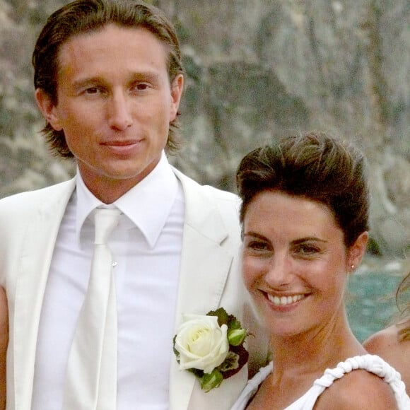 Mariage religieux d'Alessandra Sublet et Thomas Volpi en 2008 à Saint-Barthélémy