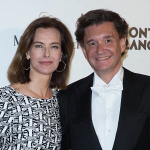 Carole Bouquet et son compagnon Philippe Sereys de Rothschild - Soirée "Global Gift Gala" lors du 67ème festival international du film de Cannes