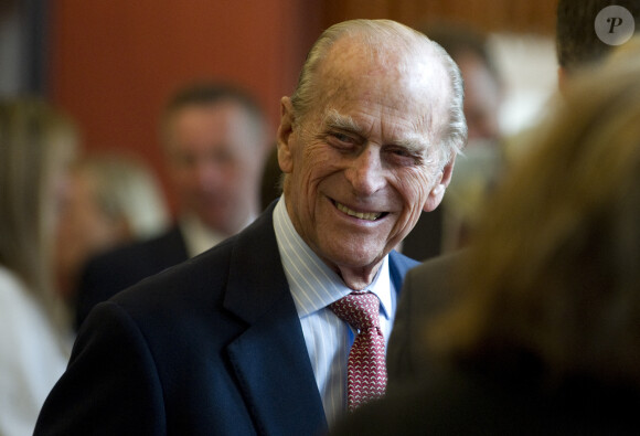 Le prince Philip, duc d'Edimbourg, assiste à la réception en l'honneur du 150e anniversaire de l'association "Journalists' Charity" à Londres.