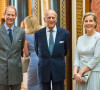 Le prince Edward de Wessex, Le prince Philip, duc d'Edimbourg et Sophie, comtesse de Wessex - Garden Party du prince Philip, duc d'Edimbourg à Buckingham Palace le 16 mai 2016.