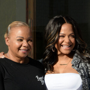 Christina Milian, enceinte, inaugure son food truck Beignet Box à Studio City le 9 avril 2021.  04/09/2021 Christina Milian is spotted at her Beignet Box grand opening in Studio City. The 39 year old American actress appeared to be in high spirits as she cut the ribbon and celebrated with friends and family. Christina showed off her growing baby bump in a long tight white dress under a black and white pattern shirt. VIDEO AVAILABLE 