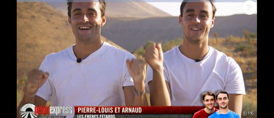 Pierre-Louis et Arnaud lors de l'épisode de "Pékin Express 2021" du 13 avril sur M6