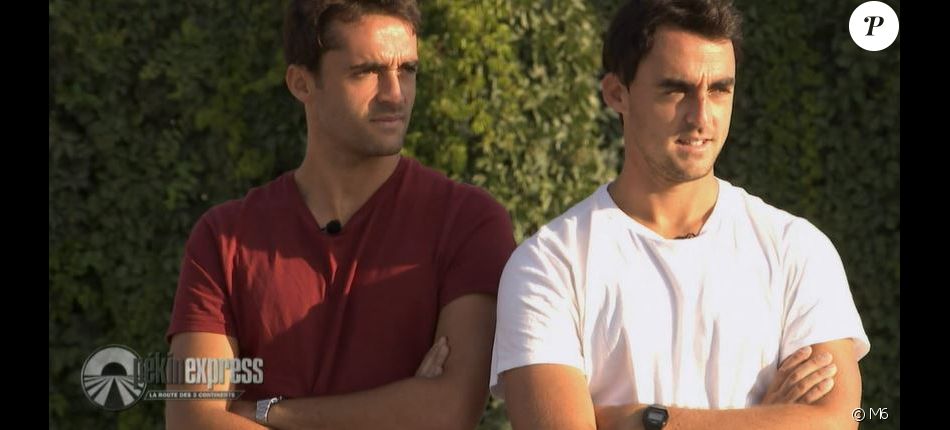 Pierre-Louis et Arnaud lors de l'épisode de "Pékin Express 2021" du 13 avril sur M6