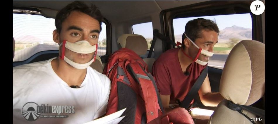 Pierre-Louis et Arnaud lors de l'épisode de "Pékin Express 2021" du 13 avril sur M6