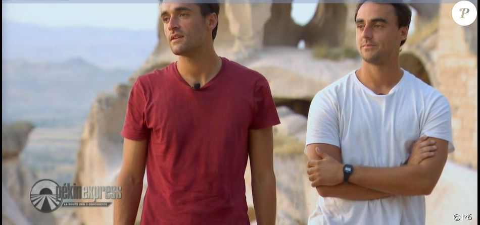 Pierre-Louis et Arnaud lors de l'épisode de "Pékin Express 2021" du 13 avril sur M6