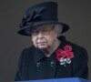 La reine Elizabeth II d'Angleterre lors de la cérémonie de la journée du souvenir (Remembrance Day) à Londres le 8 novembre 2020.