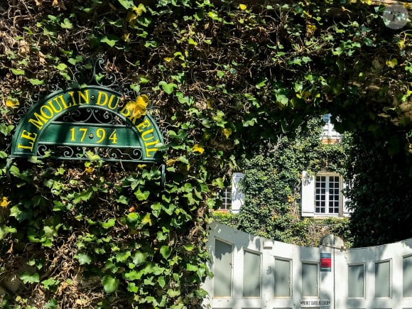 Le moulin de Breuil, propriété du couple Tapie (Bernard Tapie et sa femme Dominique) à Combs-la-Ville, France, le 18 avril 2021. © Valerian Wagner/Bestimage