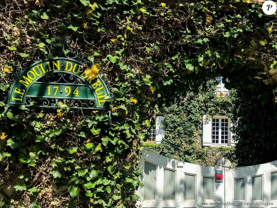 Le moulin de Breuil, propriété du couple Tapie (Bernard Tapie et sa femme Dominique) à Combs-la-Ville, France, le 18 avril 2021. © Valerian Wagner/Bestimage