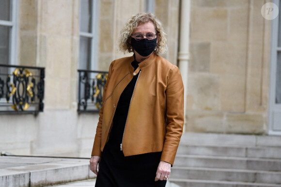 Arrivée au Palais de l'Elysée de Muriel Penicaud ( Ministre du Travail ) - Paris, le 14 décembre 2020. © Federico Pestellini / Bestimage