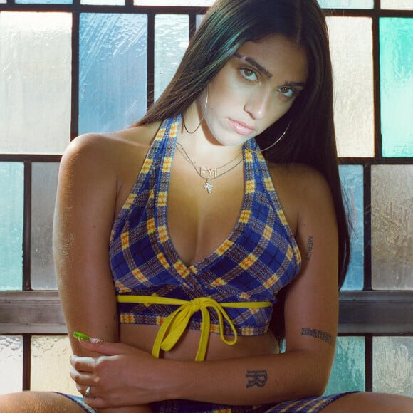 Lourdes Leon pose pour la nouvelle campagne automne-hiver 2019 de la marque MadeMe. New York. Le 26 août 2019.