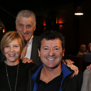 Exclusif - Chantal Ladesou, Francis Ginibre et Eric Carrière (Les Chevaliers du Fiel), le chef 2 étoiles Michel Sarran et l'ancien Rugbyman Claude Spanghero - Grand Gala "Les Fous rires de Toulouse" à Toulouse le 13 mars 2016. © Patrick Bernard/Bestimage