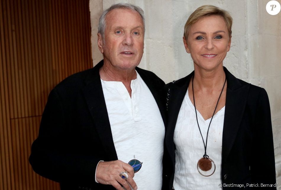 Yves Rénier et sa femme Karin lors du troisième jour du festival international du film de La Rochelle, France, le 14 septembre 2018. © Patrick Bernard/Bestimage