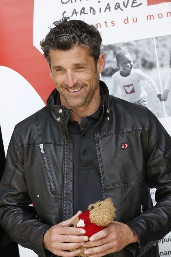 Exclusif - Le Mans, Le 9 juin 2015. Pour sa 4ème participation aux 24 heures du Mans, l'acteur pilote Patrick Dempsey soutient l'association Mécénat Chirurgie Cardiaque et les 24 heures du coeur.