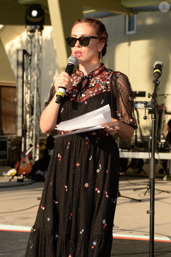 Alyssa Milano - Journée caritative Actions for Change Food and Music Festival au Pine Trail Park à Parkland en Floride, le 30 septembre 2018.