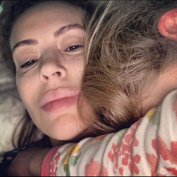 Alyssa Milano et sa fille Elizabella, sur Instagram. Le 4 avril 2021.