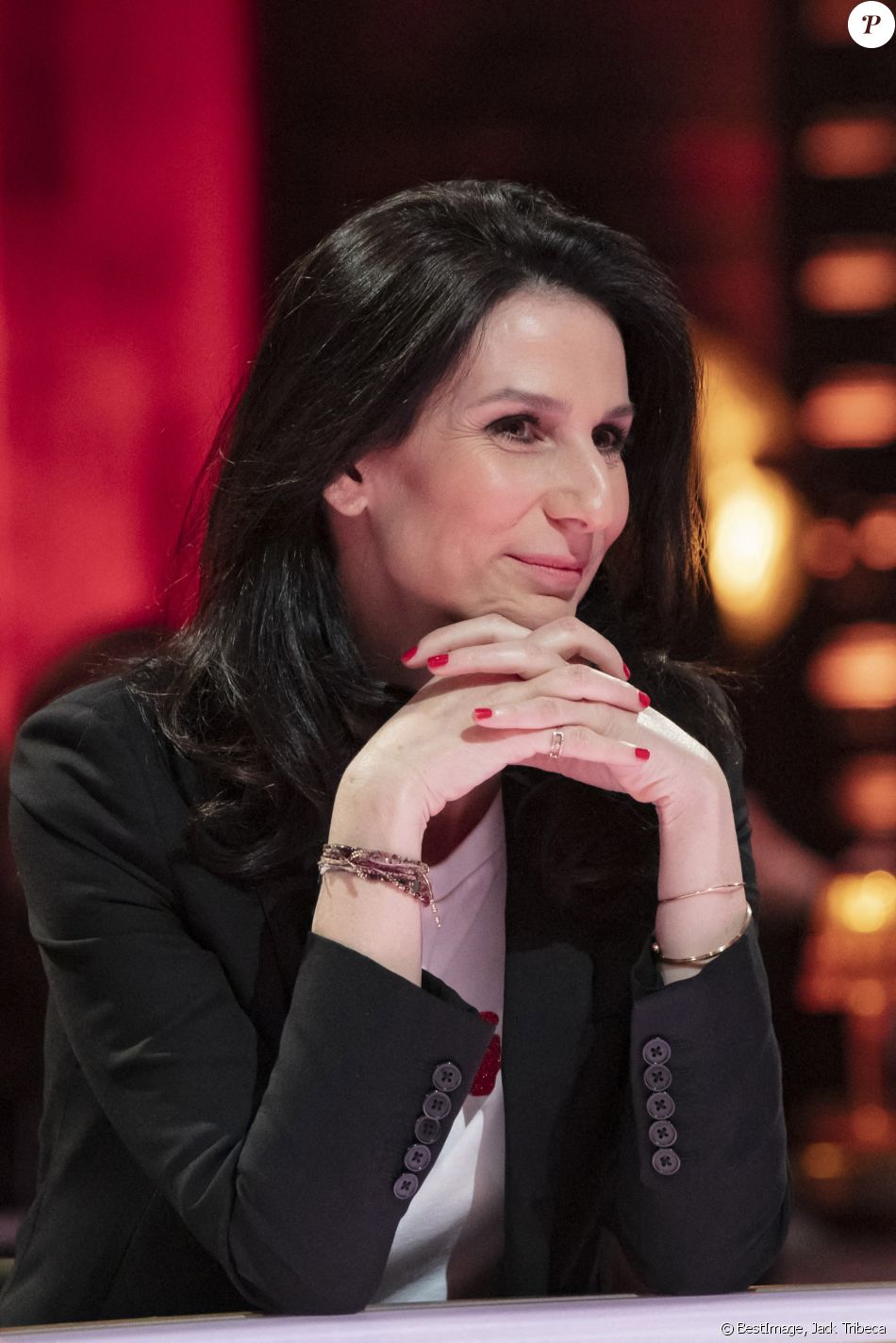 Exclusif - Marie Drucker - Enregistrement de l'émission "On Est En Direct" (OEED), présentée par L.Ruquier, diffusée sur France 2 © Jack Tribeca / Bestimage