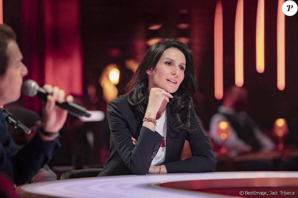 Exclusif - Marie Drucker - Enregistrement de l'émission "On Est En Direct" (OEED), présentée par L.Ruquier, diffusée sur France 2 le 6 février © Jack Tribeca / Bestimage