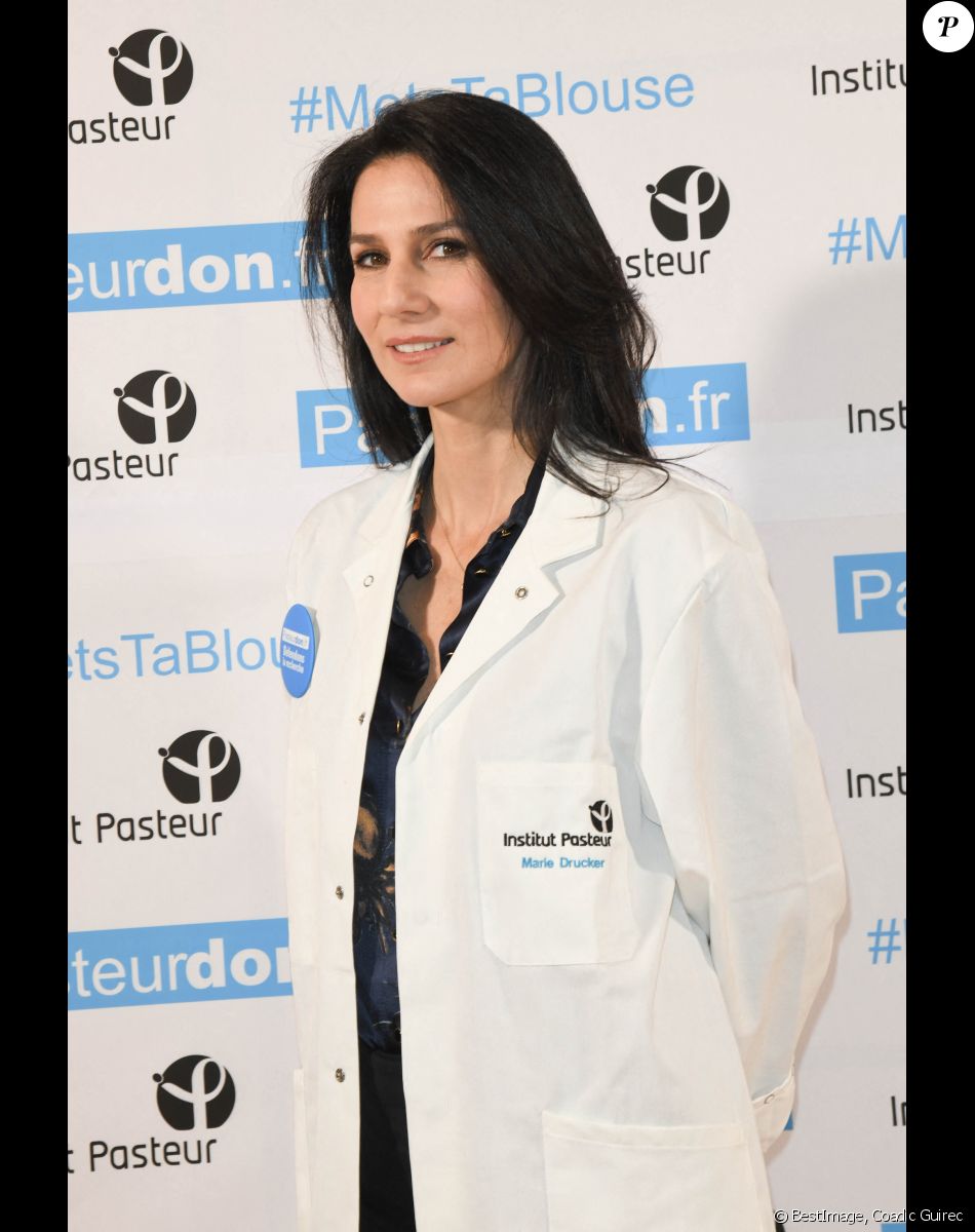 Marie Drucker - People lors du lancement de la 13ème édition du Pasteurdon à l'Institut Pasteur à Paris. Le 9 octobre 2019 © Coadic Guirec / Bestimage