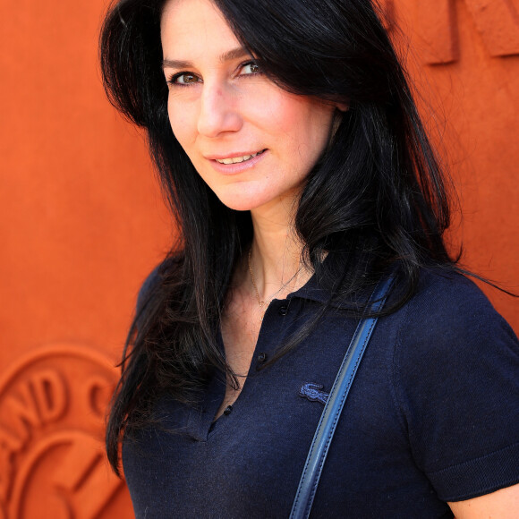 Marie Drucker au village lors des internationaux de France de Roland Garros à Paris, le 10 juin 2017. © Dominique Jacovides - Cyril Moreau/ Bestimage