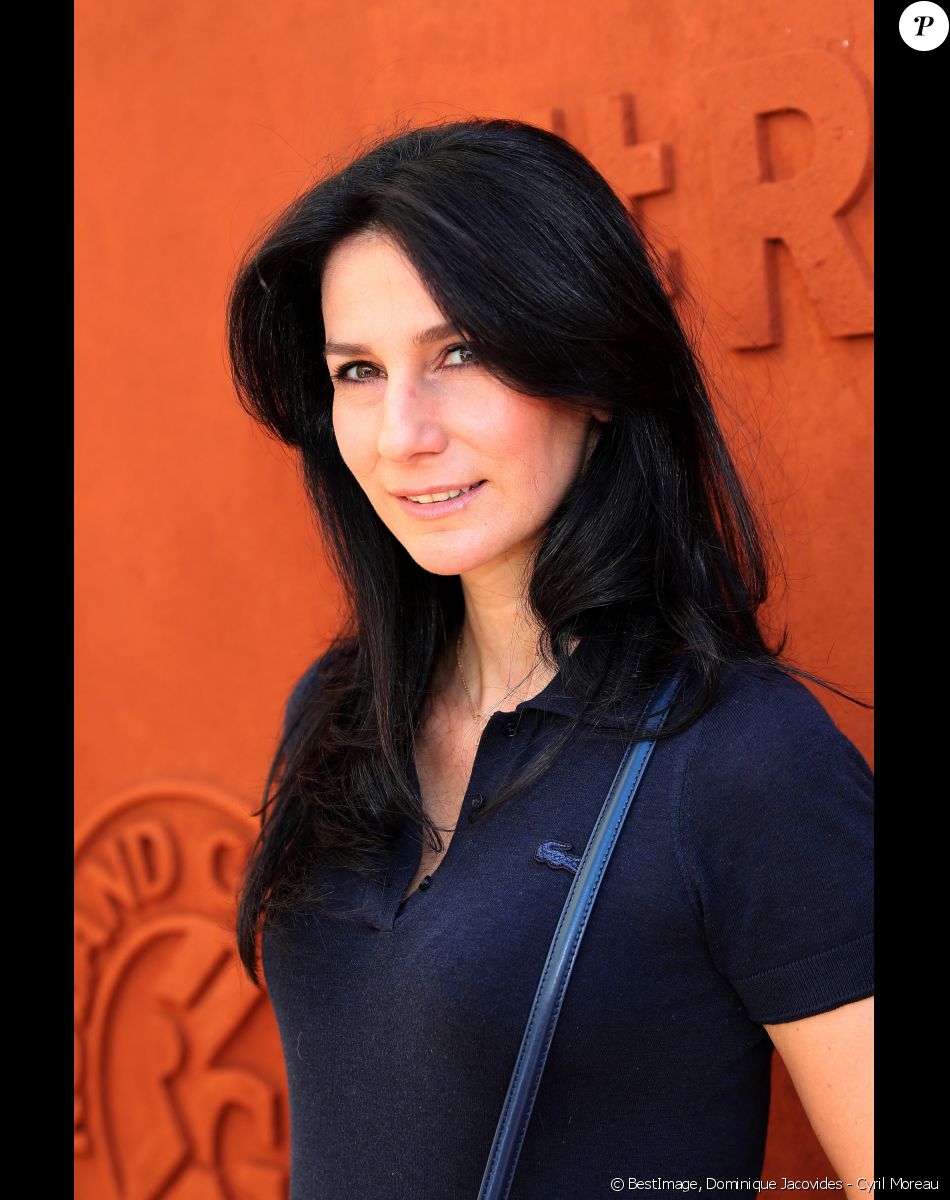 Marie Drucker au village lors des internationaux de France de Roland Garros à Paris, le 10 juin 2017. © Dominique Jacovides - Cyril Moreau/ Bestimage