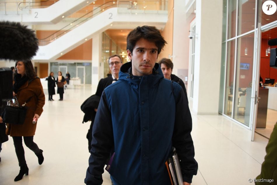 Exclusif - Juan Branco au Palais de justice de Paris, le 18 février 2020.