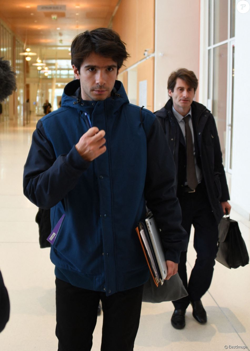 Exclusif - Juan Branco au Palais de justice de Paris, le 18 février 2020.
