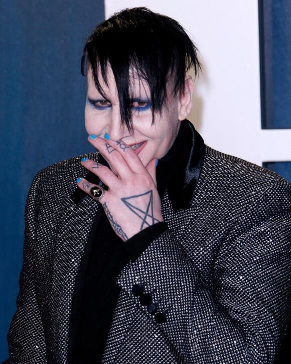 Marilyn Manson - People à la soirée "Vanity Fair Oscar Party" après la 92ème cérémonie des Oscars 2020 au Wallis Annenberg Center for the Performing Arts à Los Angeles, le 9 février 2020.
