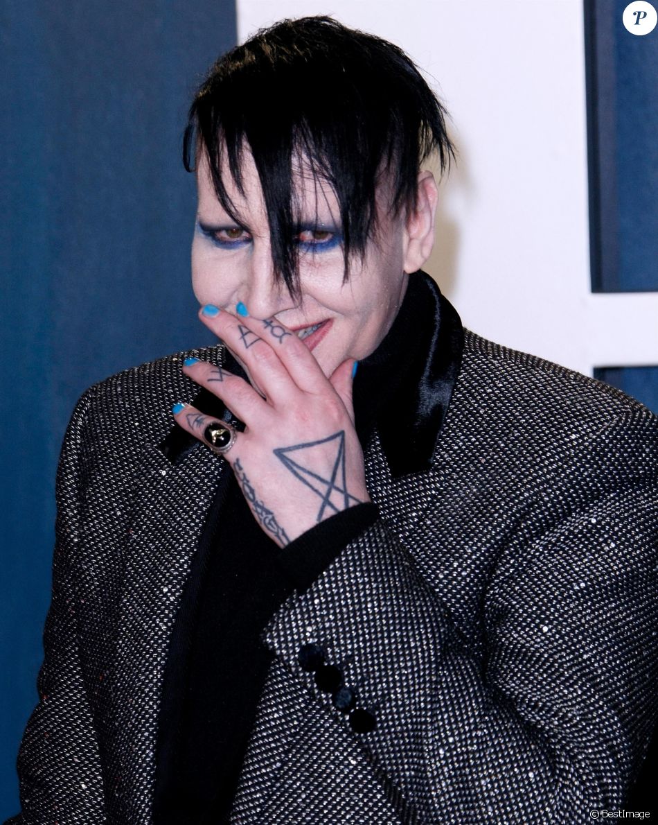 Marilyn Manson - People à la soirée "Vanity Fair Oscar Party" après la 92ème cérémonie des Oscars 2020 au Wallis Annenberg Center for the Performing Arts à Los Angeles, le 9 février 2020.