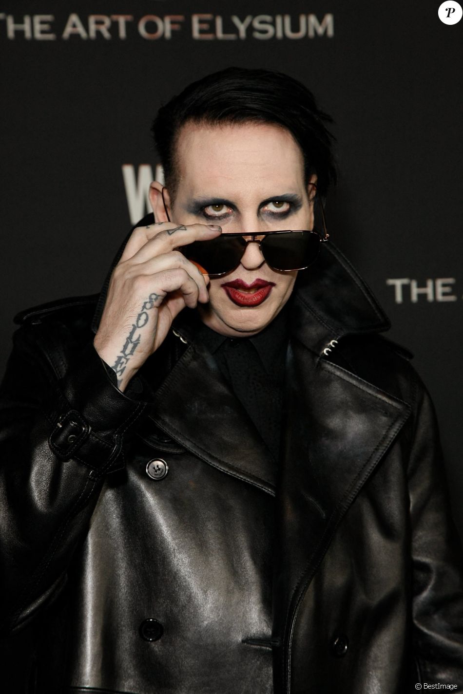 Marilyn Manson lors de la 13ème édition de la soirée de gala "The Art of Elysiums " dans la salle de spectacle du Hollywood Palladium à Los Angeles, Californie, etats-Unis, le 4 janvier 2020.