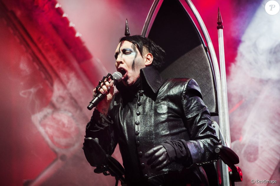 Marilyn Manson en concert à Stockholm. Le 14 novembre 2017