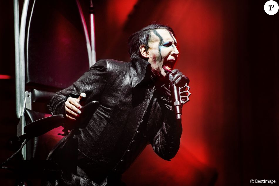 Marilyn Manson en concert à Stockholm. Le 14 novembre 2017