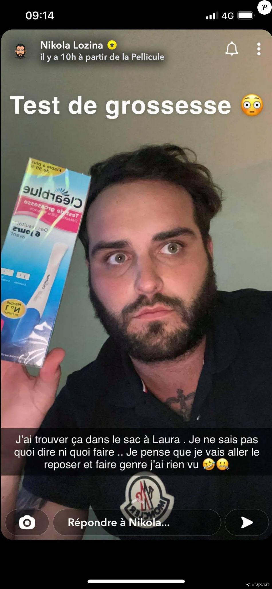 Laura Lempika de nouveau enceinte ? Nikola Lozina confie avoir trouvé un test de grossesse dans les affaires de sa fiancée.