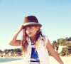 Photos promotionnelles Dannielynn Birkhead, la fille d'Anna Nicole Smith fait a 6 ans ses debuts publicitaires dans une campagne Guess.