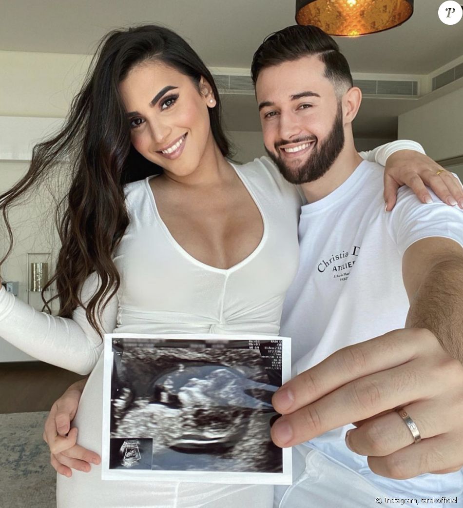 Tarek Benattia et sa femme Camélia, qui vient de donner naissance à leur premier enfant.