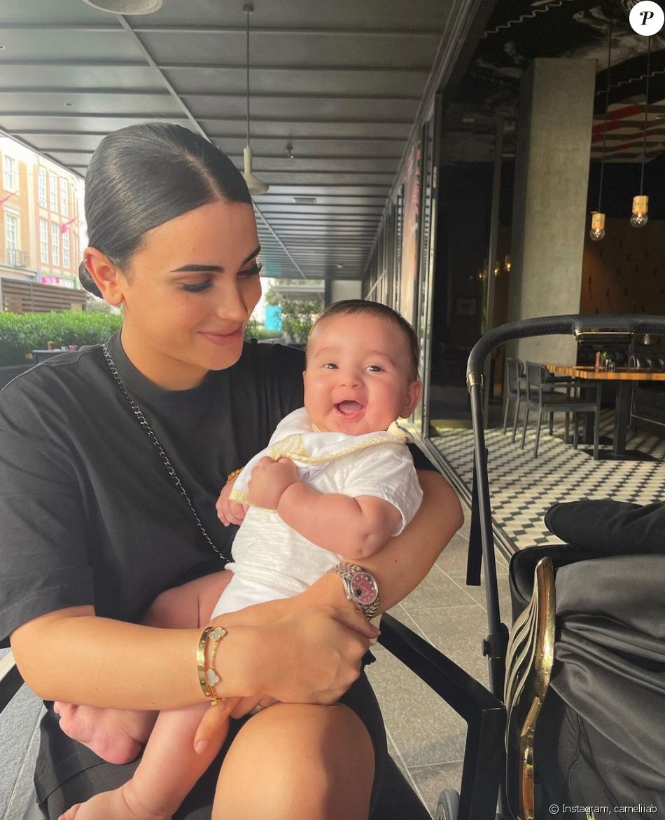 Camelia Benattia avec son fils Liaam - Instagram