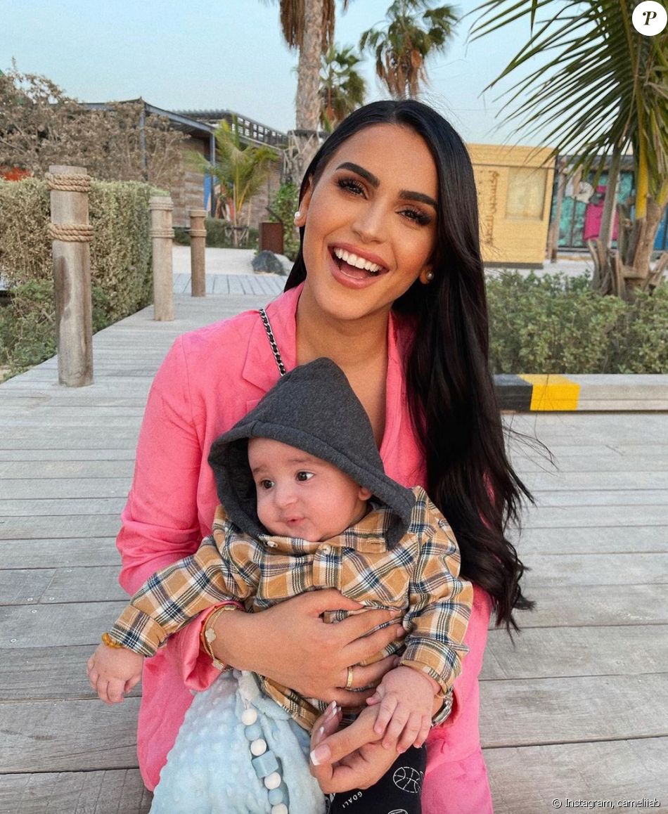 Camelia Benattia avec son fils Liaam - Instagram
