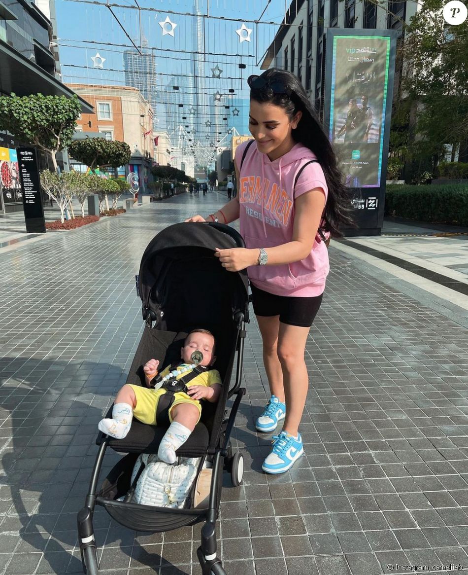 Camelia Benattia avec son fils Liaam - Instagram