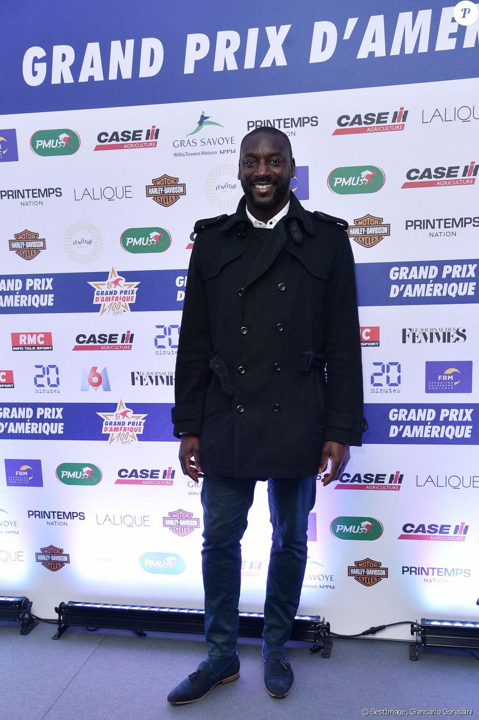 Ladji Doucouré lors de la 100ème édition du Grand Prix d'Amérique sur l'hippodrome de Vincennes à Paris, France, le 26 janvier 2020. © Giancarlo Gorassini/Bestimage .