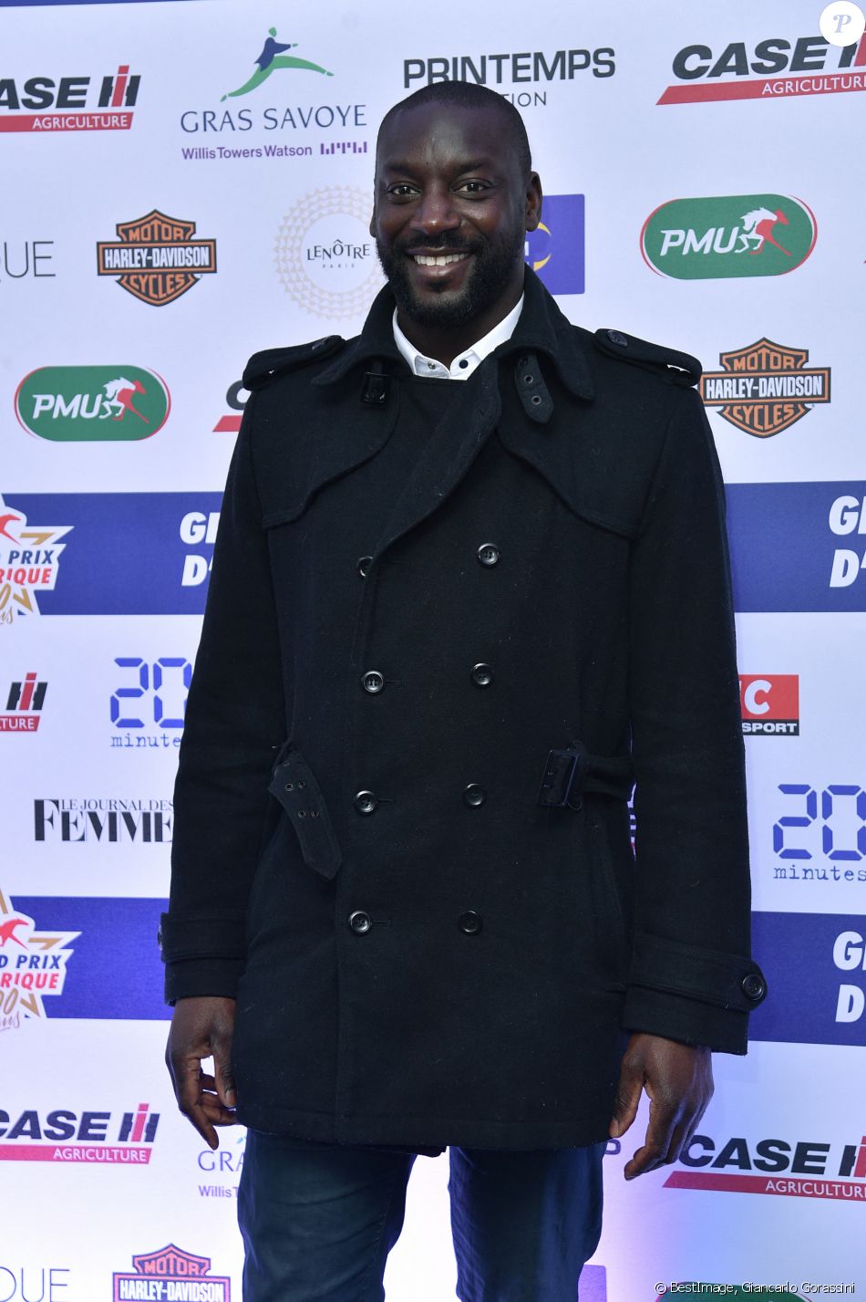 Ladji Doucouré lors de la 100ème édition du Grand Prix d'Amérique sur l'hippodrome de Vincennes à Paris, France, le 26 janvier 2020. © Giancarlo Gorassini/Bestimage