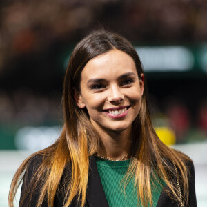 Marine Lorphelin (Miss France 2013) assiste au match "Rafael Nadal - Adrian Mannarino (7/5-6/4)" lors du tournoi Rolex Paris Masters 2019, le 30 octobre 2019. © Perusseau-Veeren/Bestimage