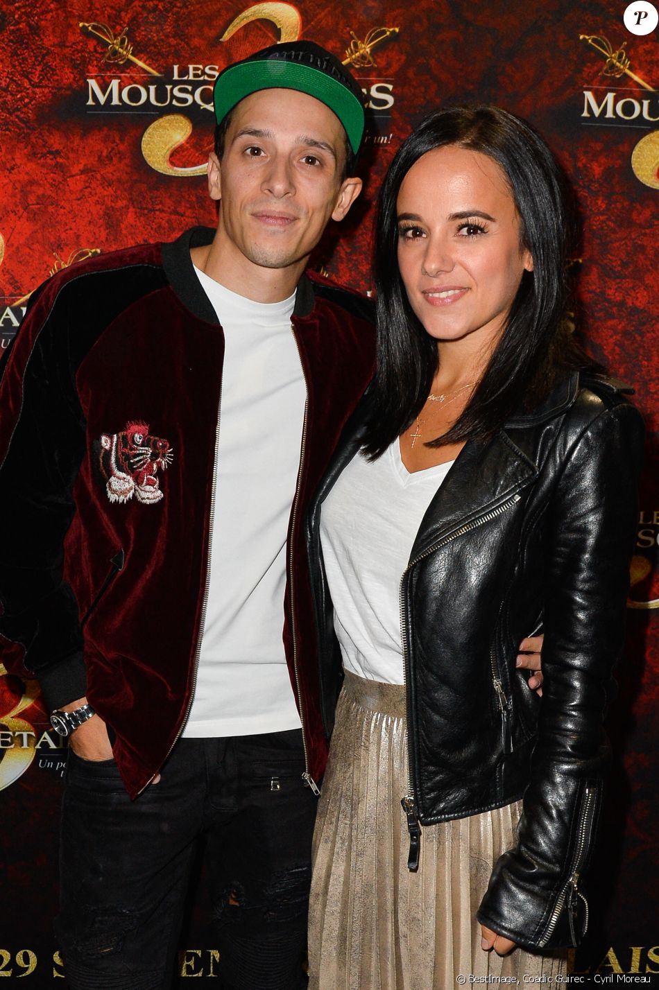 Exclusif - Alizée et son mari Grégoire Lyonnet à la générale de la comédie musicale "Les 3 Mousquetaires" au Palais des Sports à Paris le 7 octobre 2016. © Coadic Guirec - Cyril Moreau / Bestimage