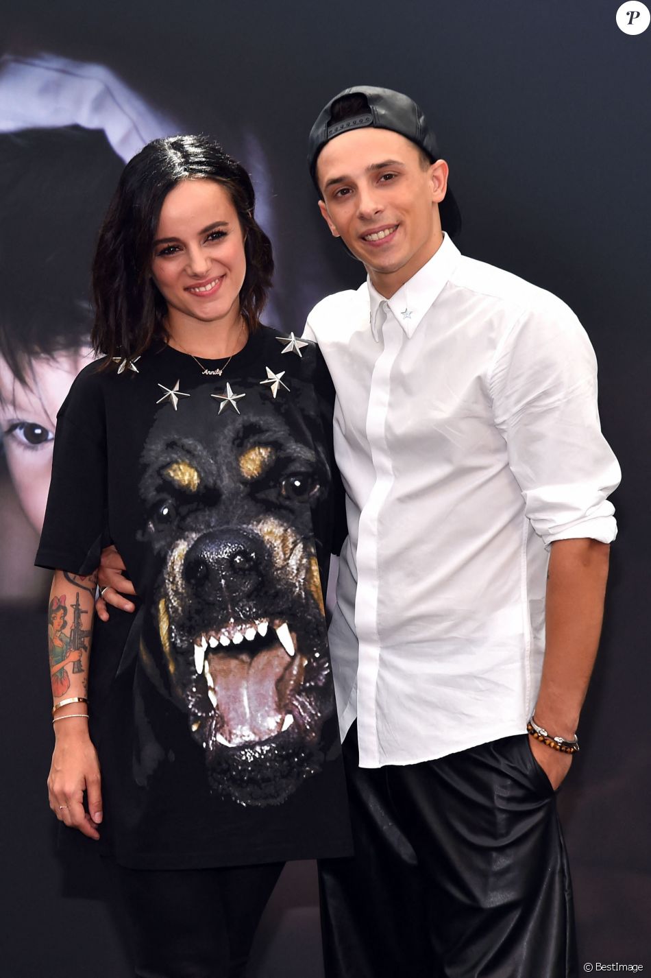 Alizée et son compagnon Grégoire Lyonnet - Jour 1 - Photocall lors du 55ème festival de télévision de Monte-Carlo à Monaco. Le 14 juin 2015