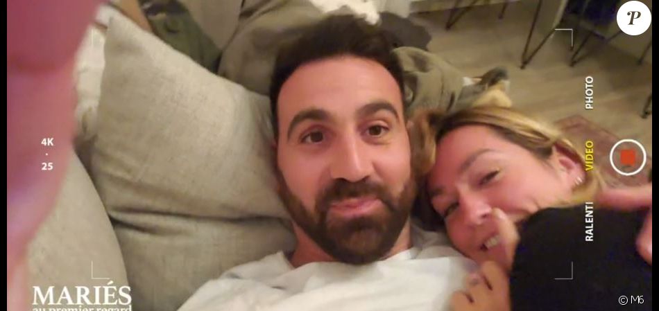 Laure et Matthieu dans "Mariés au premier regard 2021", le 10 mai, sur M6