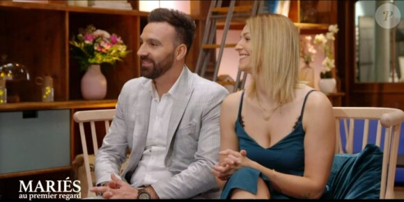 Laure et Matthieu dans "Mariés au premier regard 2021", le 10 mai, sur M6