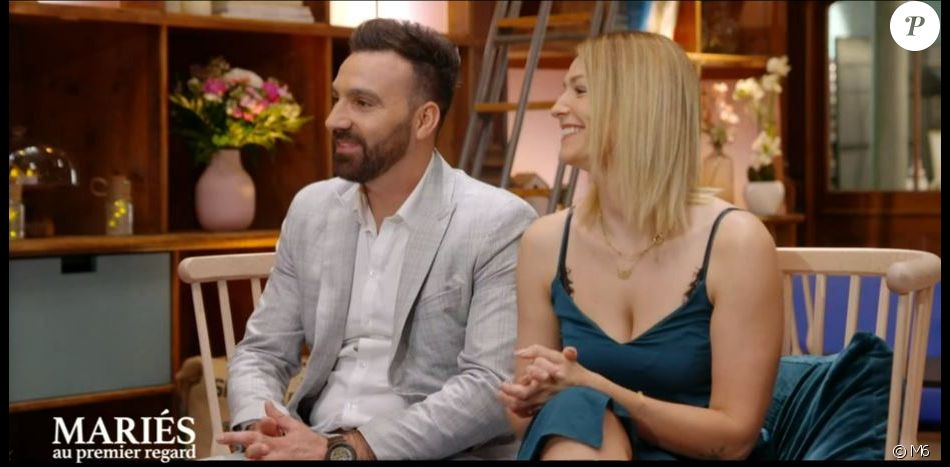 Laure et Matthieu dans "Mariés au premier regard 2021", le 10 mai, sur M6