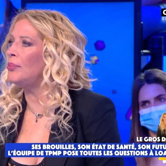 Loana dans "Touche pas à mon poste", le 5 mai 2021, sur C8
