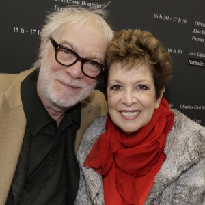 Catherine Laborde et son mari Thomas Stern - Salon du livre de Paris. © Cédric Perrin/Bestimage